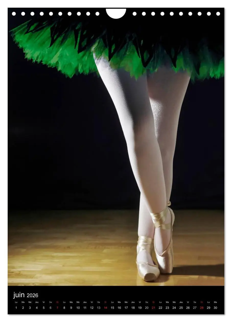 Bild: 9783516578836 | BALLERINE (Calendrier mural 2026 DIN A4 horizontal), CALVENDO...