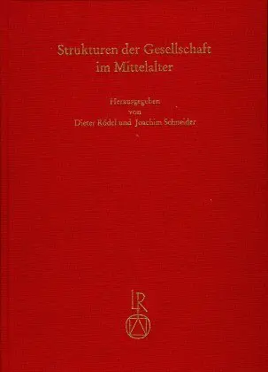 Cover: 9783882268836 | Strukturen der Gesellschaft im Mittelalter | Joachim Schneider (u. a.)