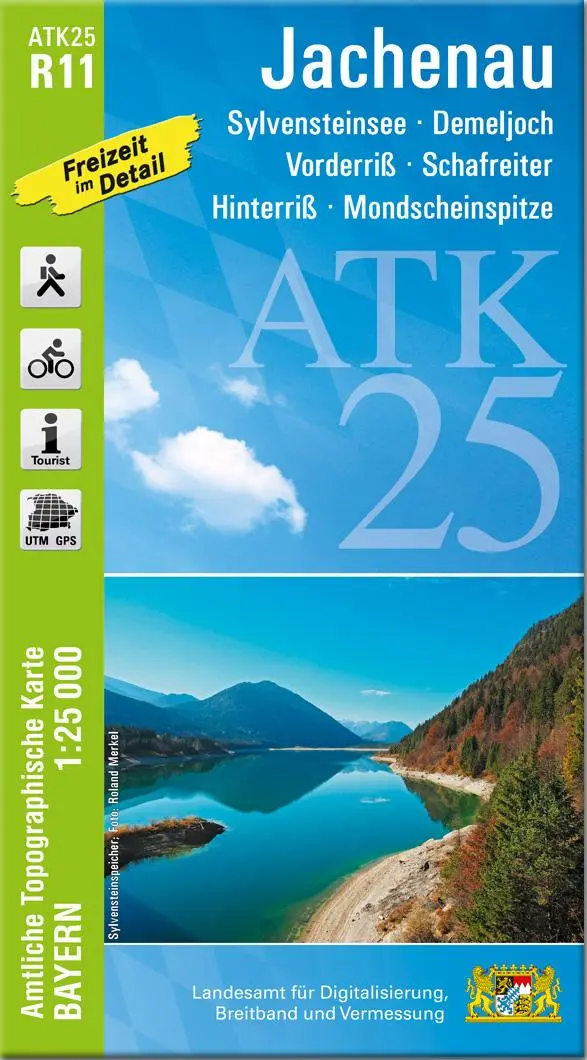 Cover: 9783899338836 | ATK25-R11 Jachenau (Amtliche Topographische Karte 1:25000) | Deutsch
