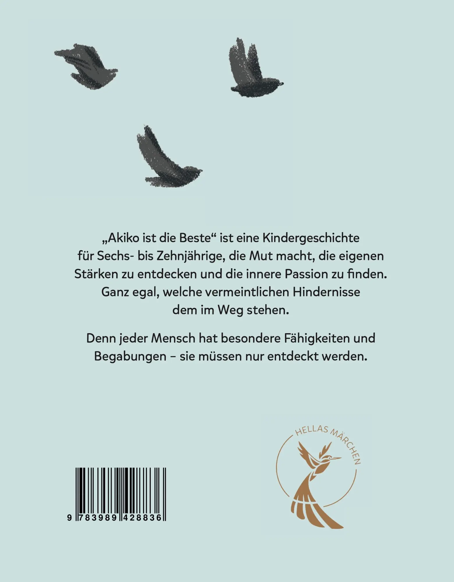 Rückseite: 9783989428836 | Akiko ist die Beste | Elena Delliponti | Buch | 44 S. | Deutsch | 2025