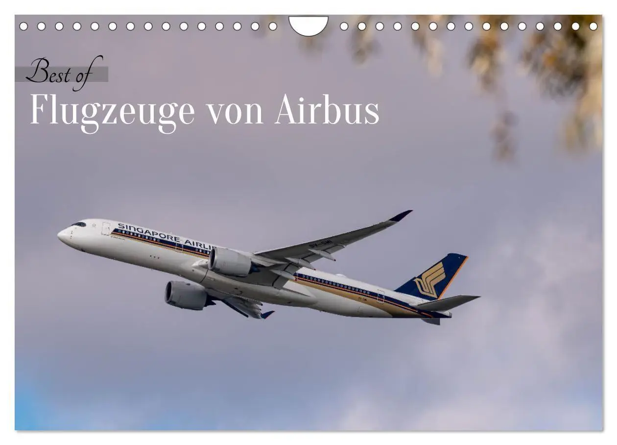 Cover: 9783569038936 | Flugzeuge von Airbus 2027 (Wandkalender 2027 DIN A4 quer), CALVENDO...
