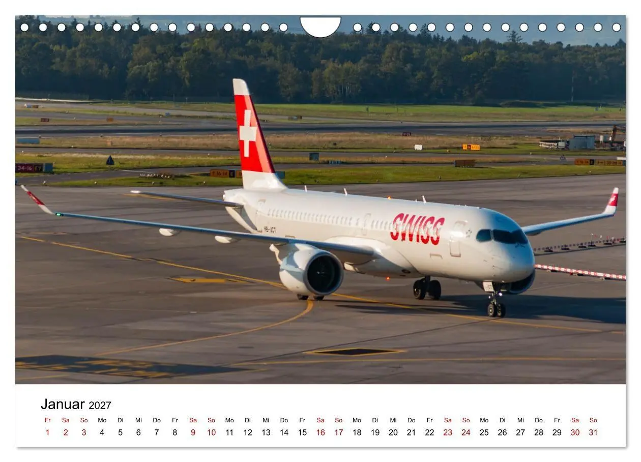 Bild: 9783569038936 | Flugzeuge von Airbus 2027 (Wandkalender 2027 DIN A4 quer), CALVENDO...
