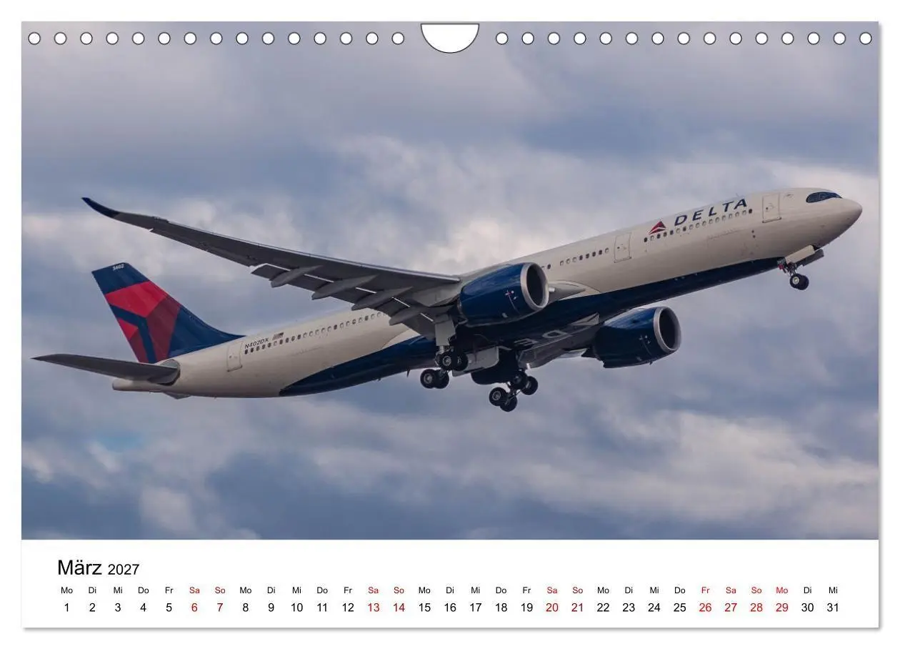 Bild: 9783569038936 | Flugzeuge von Airbus 2027 (Wandkalender 2027 DIN A4 quer), CALVENDO...