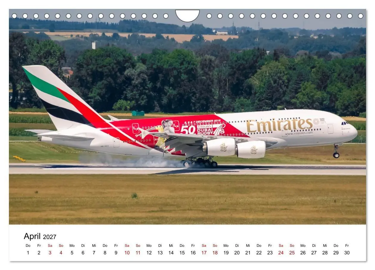 Bild: 9783569038936 | Flugzeuge von Airbus 2027 (Wandkalender 2027 DIN A4 quer), CALVENDO...