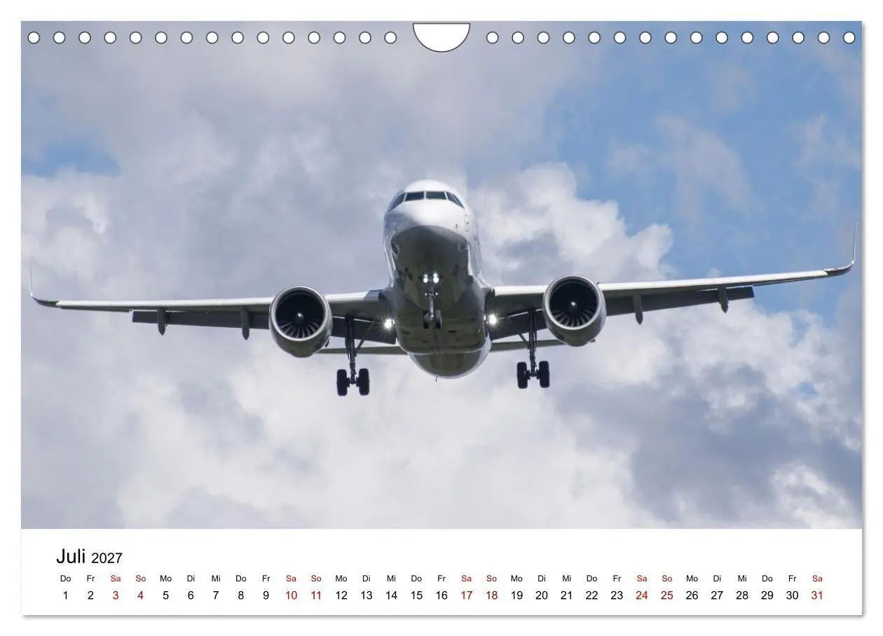 Bild: 9783569038936 | Flugzeuge von Airbus 2027 (Wandkalender 2027 DIN A4 quer), CALVENDO...