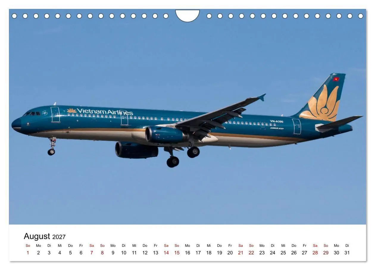 Bild: 9783569038936 | Flugzeuge von Airbus 2027 (Wandkalender 2027 DIN A4 quer), CALVENDO...