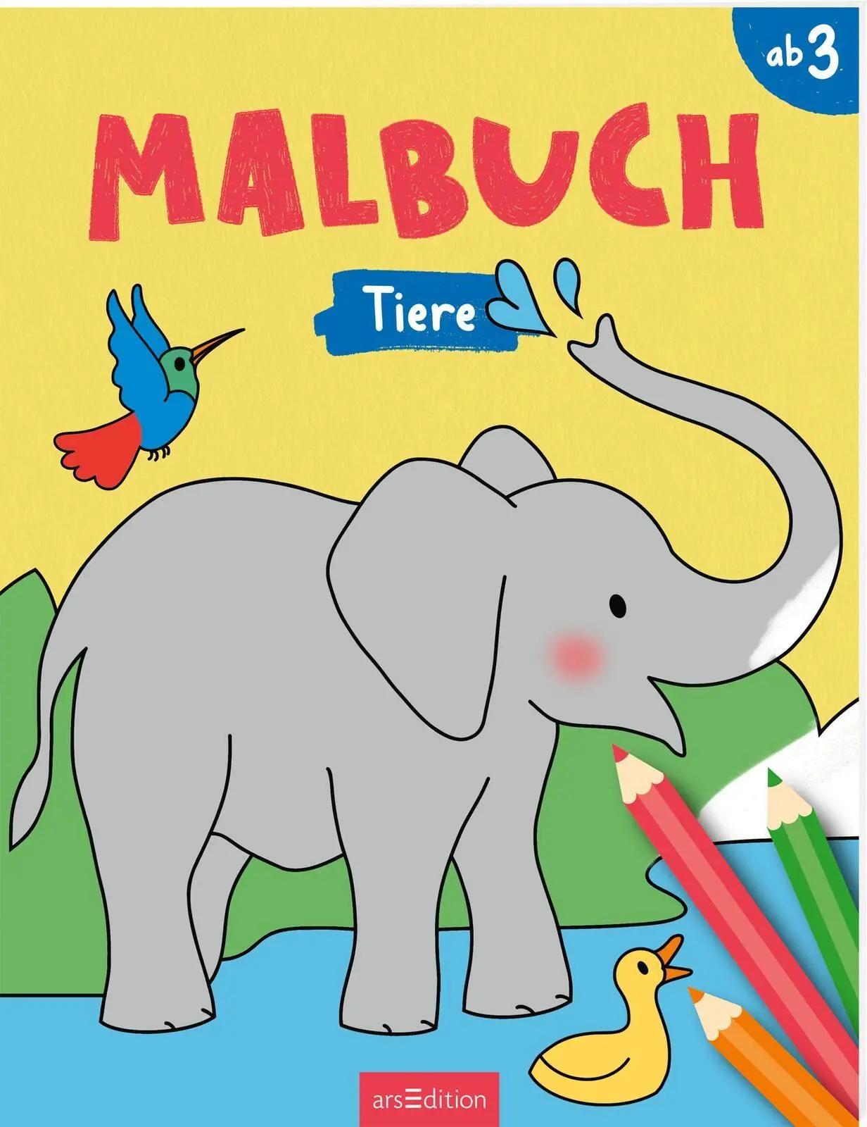 Cover: 9783845868936 | Malbuch Tiere | Malbuch ab 3 Jahren | Corina Beurenmeister | Buch