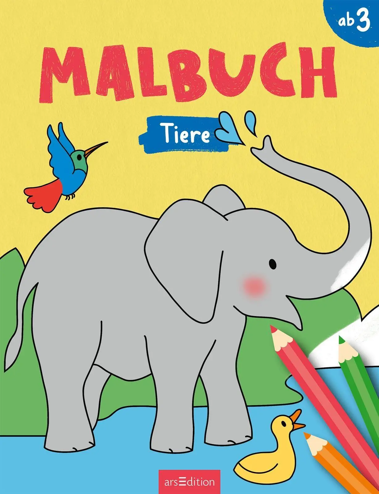 Bild: 9783845868936 | Malbuch Tiere | Malbuch ab 3 Jahren | Corina Beurenmeister | Buch