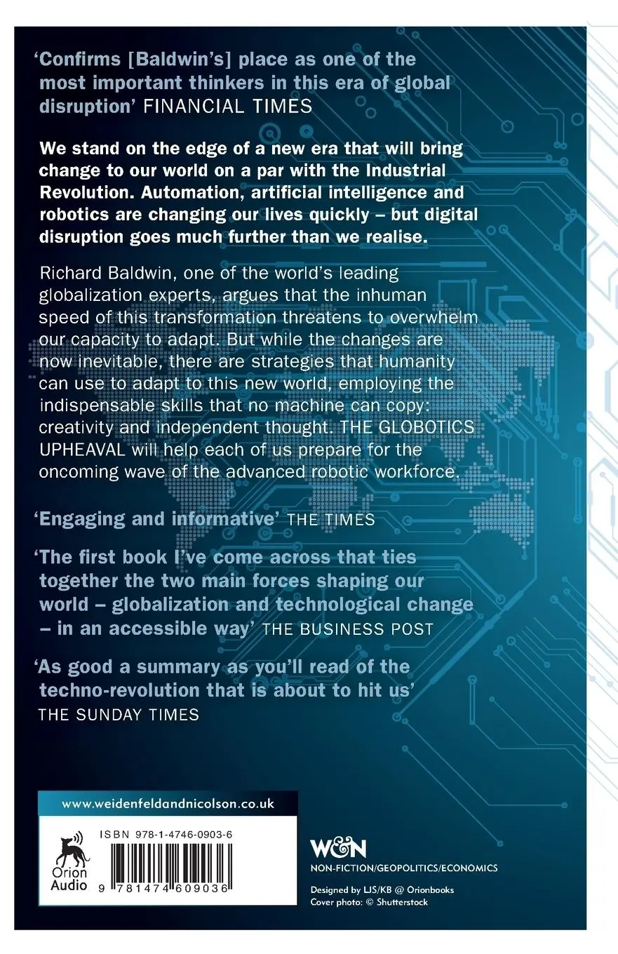 Rückseite: 9781474609036 | The Globotics Upheaval | Richard Baldwin | Taschenbuch | 304 S. | 2020