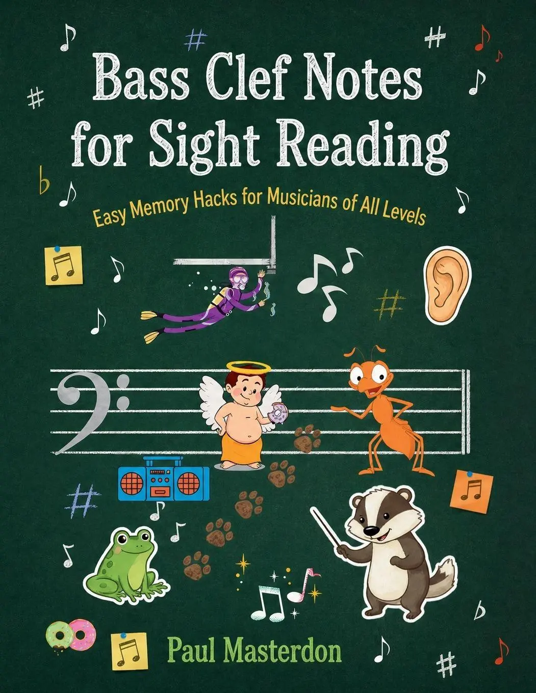 Cover: 9781918219036 | Bass Clef Notes for Sight-Reading | Paul Masterdon | Taschenbuch