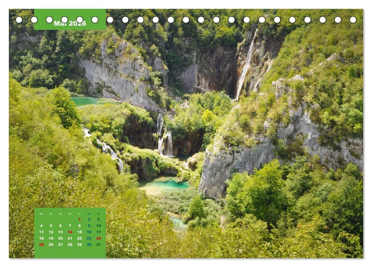 Bild: 9783457679036 | Erlebe mit mir die Wasserwelt der Plitvicer Seen (Tischkalender...