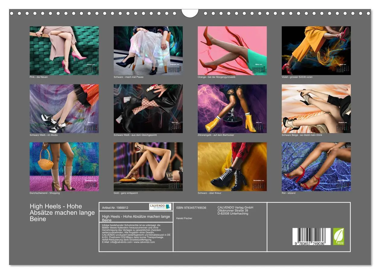Bild: 9783457749036 | High Heels - Hohe Absätze machen lange Beine (Wandkalender 2026 DIN...