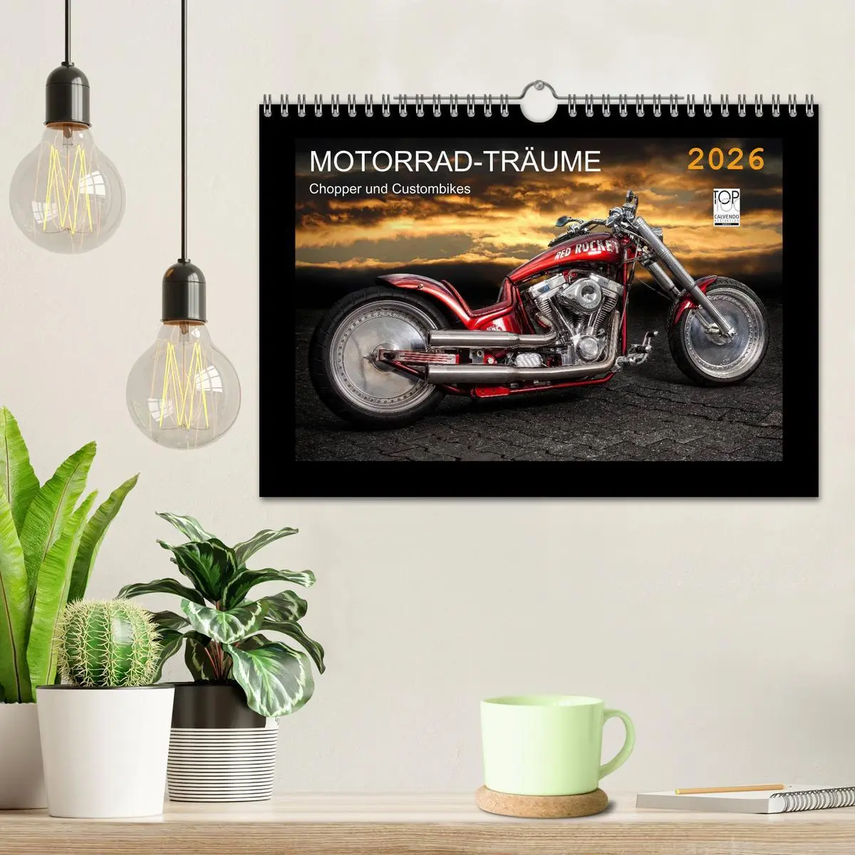 Bild: 9783516219036 | Motorrad-Träume - Chopper und Custombikes (Wandkalender 2026 DIN A4...