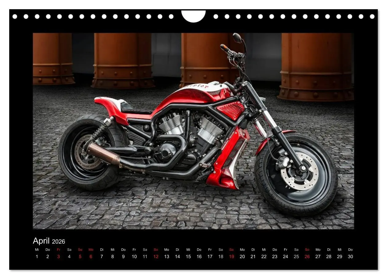 Bild: 9783516219036 | Motorrad-Träume - Chopper und Custombikes (Wandkalender 2026 DIN A4...