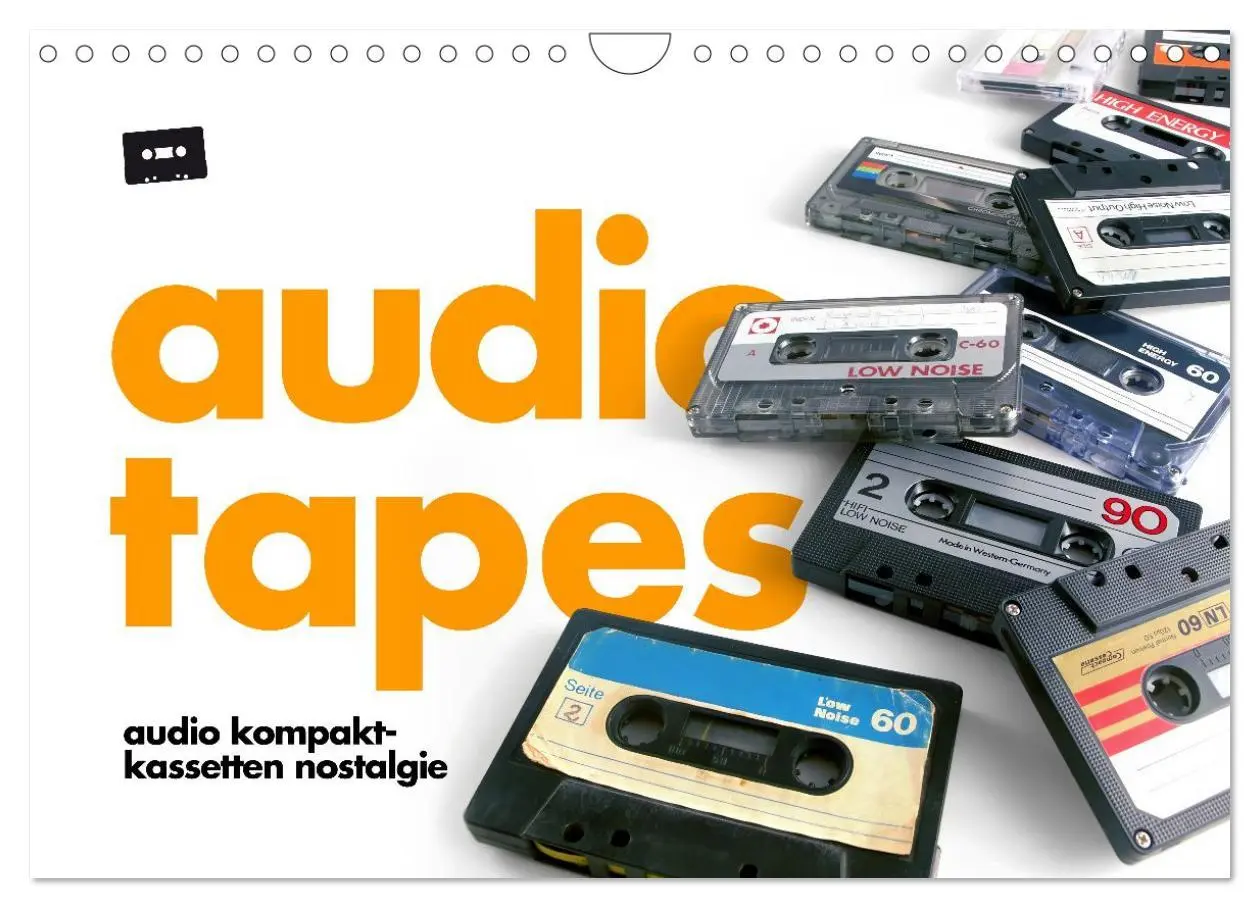 Cover: 9783516459036 | Audio Tapes (Wandkalender 2026 DIN A4 quer), CALVENDO Monatskalender
