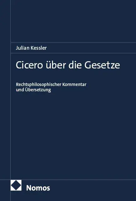 Cicero über die Gesetze