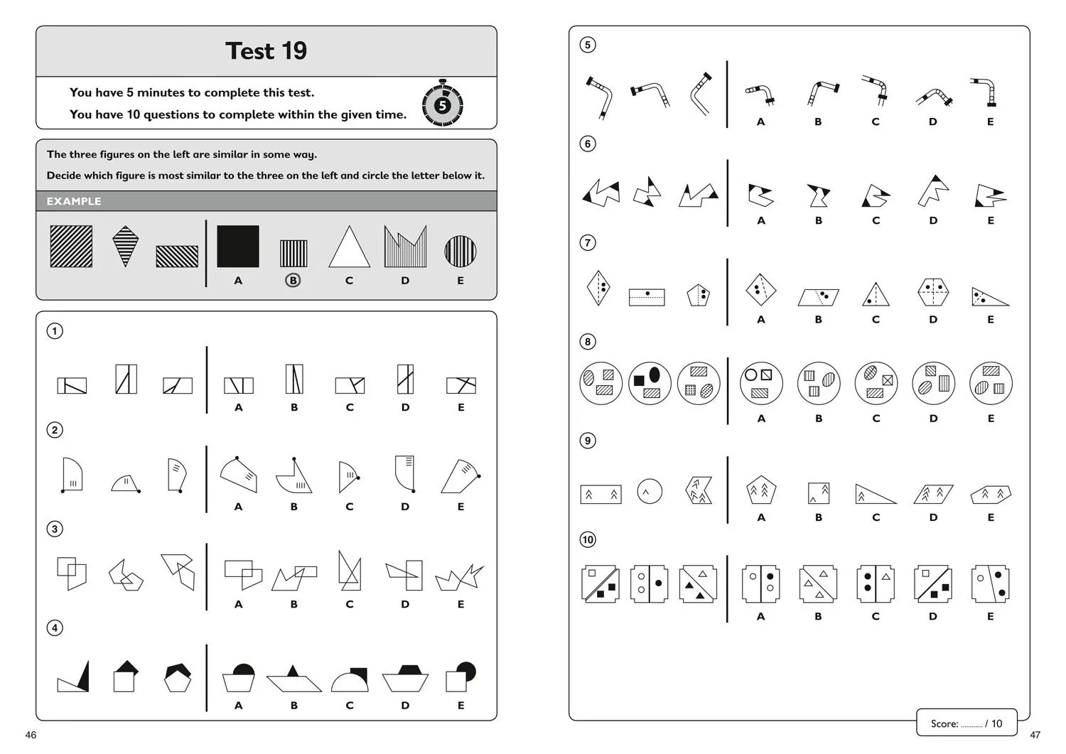 Bild: 9781844199136 | 11+ Non-Verbal Reasoning Quick Practice Tests Age 9-10 (Year 5) | 11
