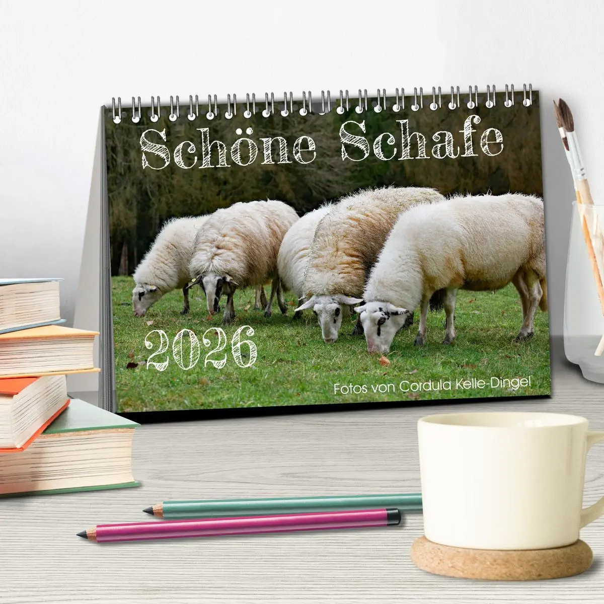 Bild: 9783457739136 | Schöne Schafe (Tischkalender 2026 DIN A5 quer), CALVENDO...