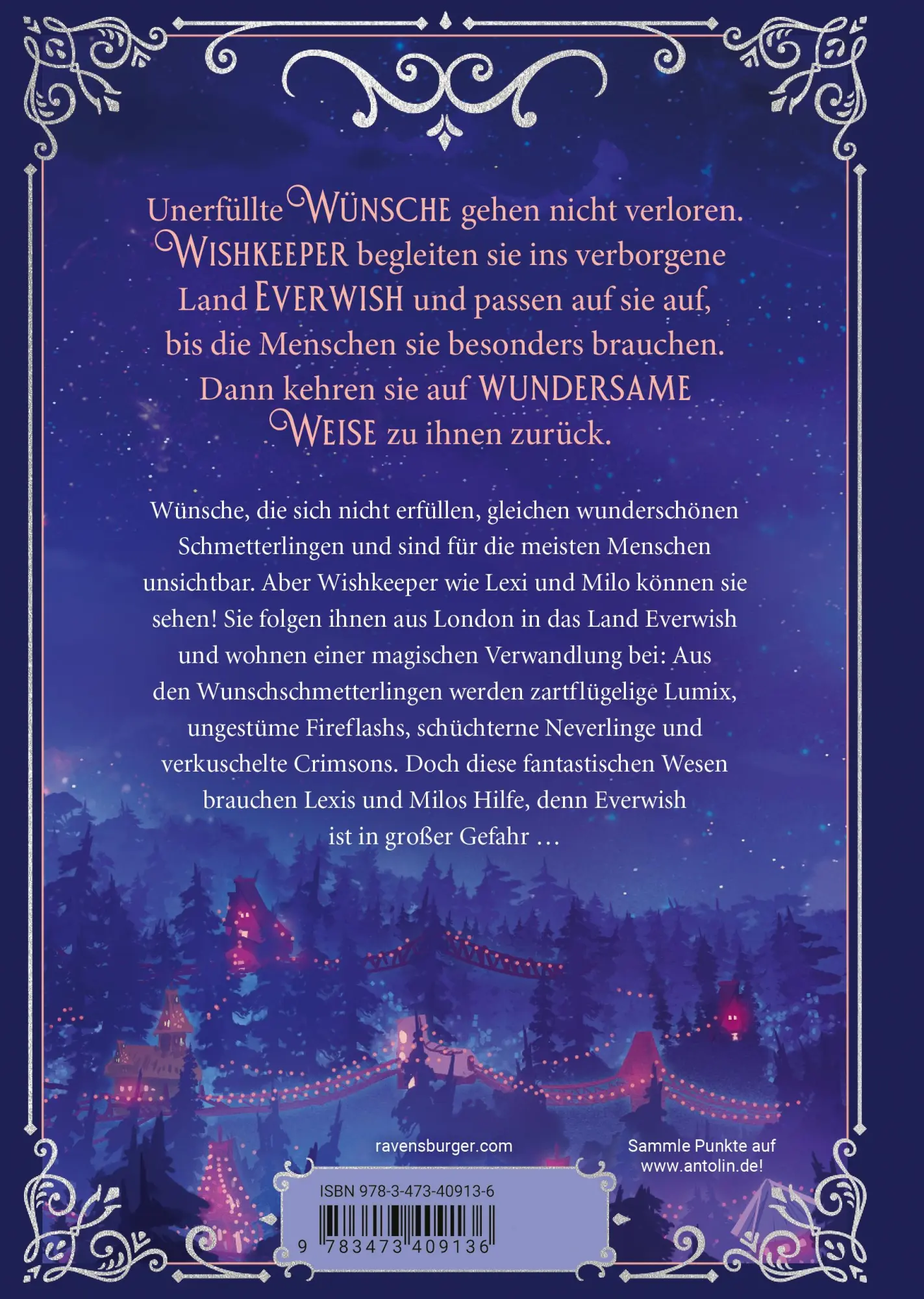 Rückseite: 9783473409136 | Wishkeeper, Band 1 - Das Land der verborgenen Wünsche | Barbara Laban