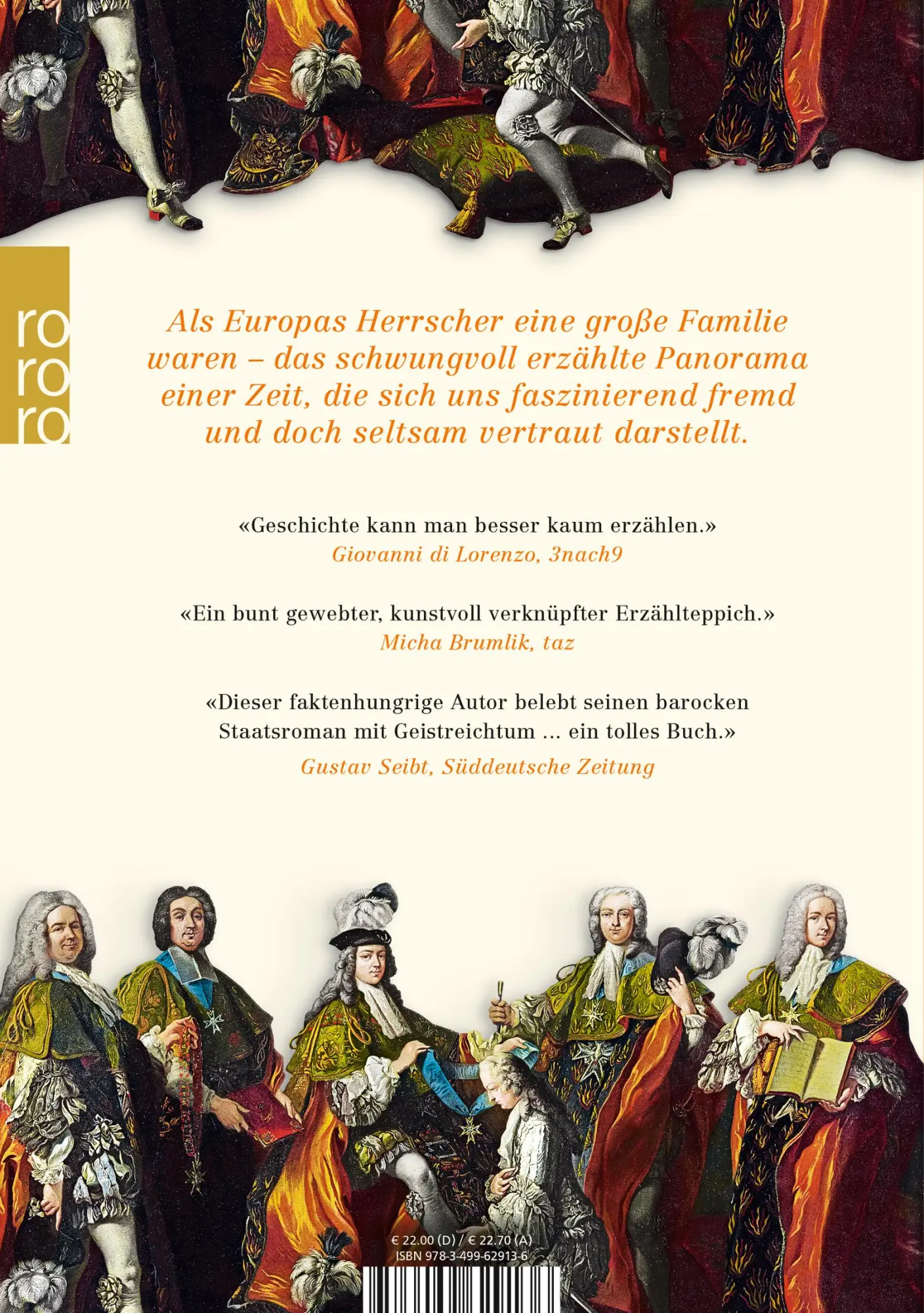 Rückseite: 9783499629136 | Das Europa der Könige | Leonhard Horowski | Taschenbuch | 1158 S.