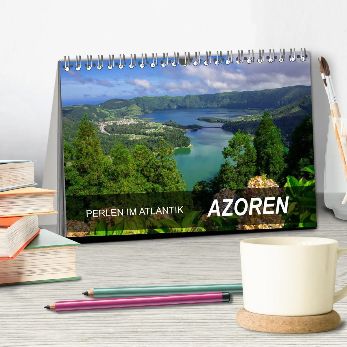 Bild: 9783516069136 | Perlen im Atlantik - Azoren (Tischkalender 2026 DIN A5 quer),...