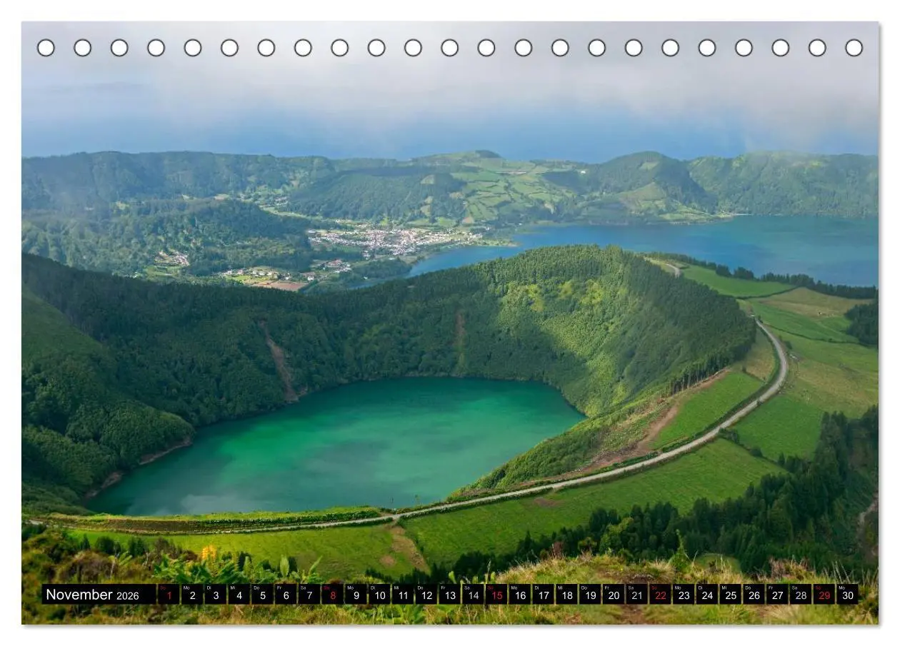 Bild: 9783516069136 | Perlen im Atlantik - Azoren (Tischkalender 2026 DIN A5 quer),...