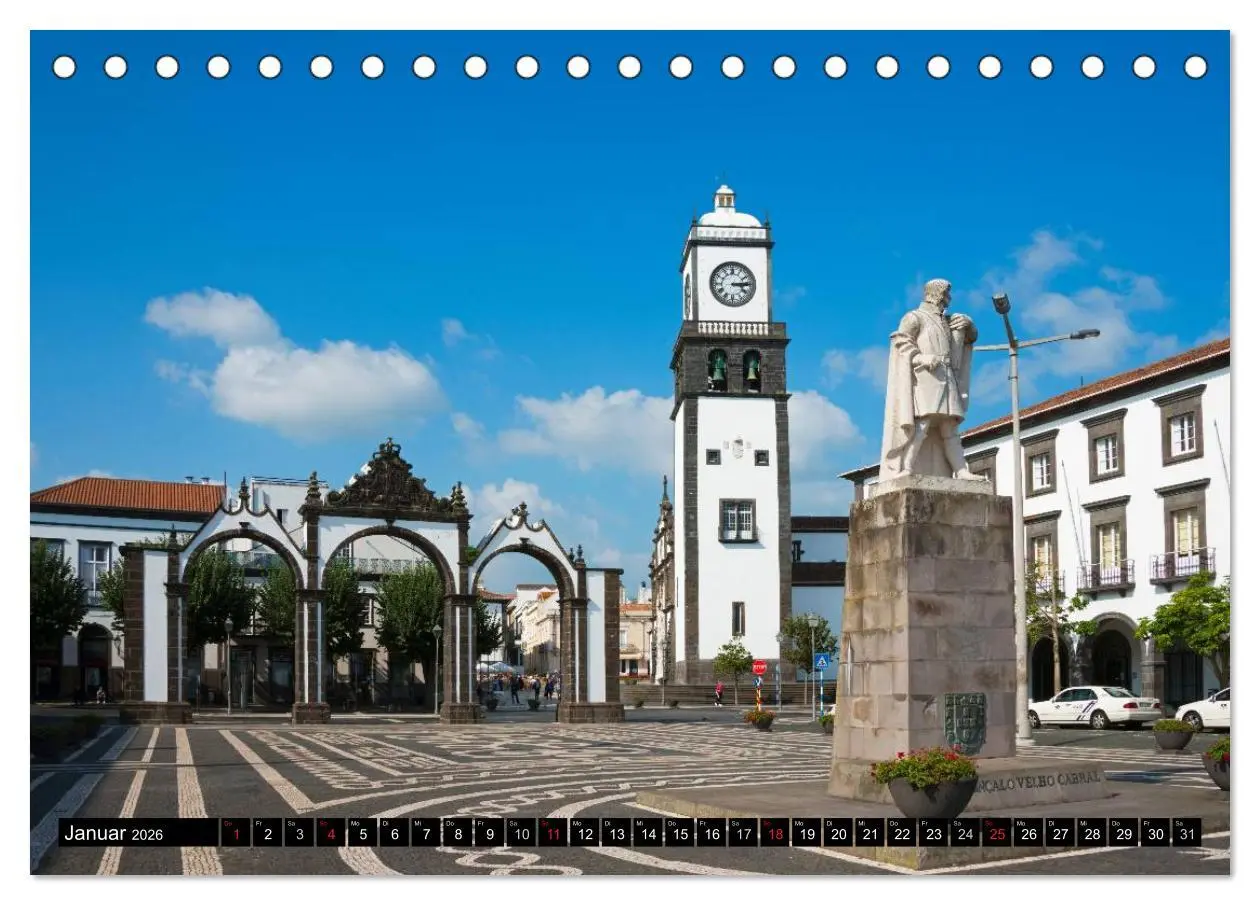 Bild: 9783516069136 | Perlen im Atlantik - Azoren (Tischkalender 2026 DIN A5 quer),...
