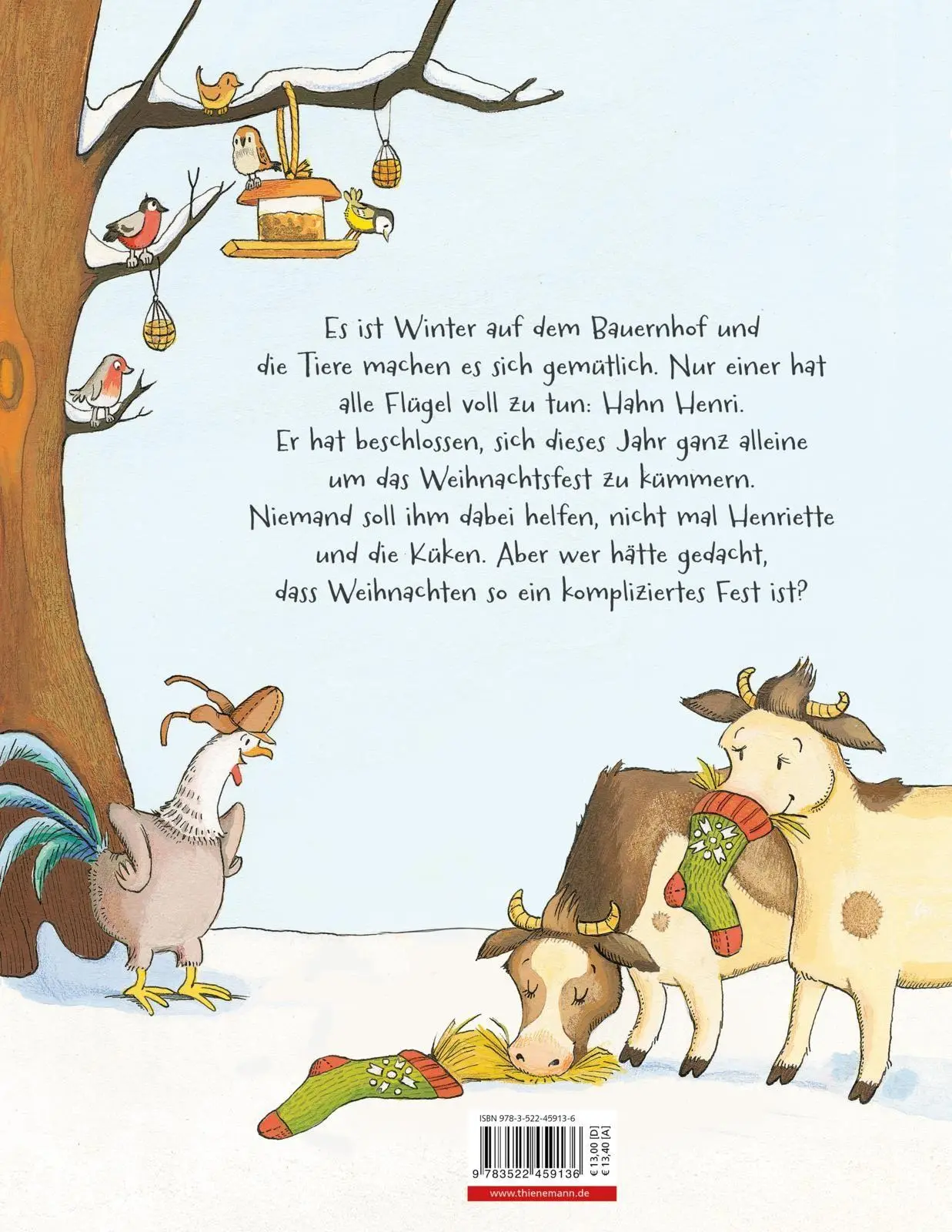 Rückseite: 9783522459136 | Henri und Henriette 2: Henri und Henriette feiern Weihnachten | Buch