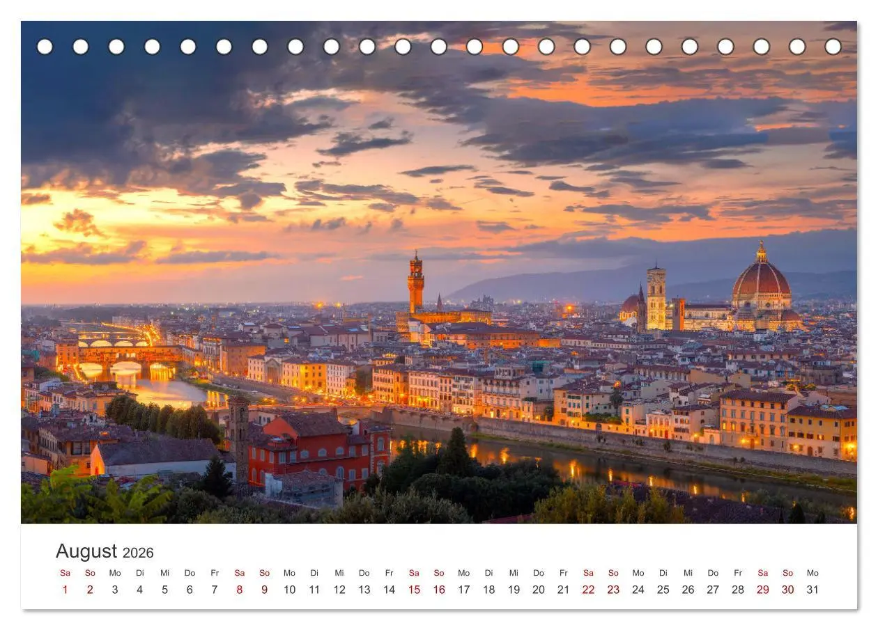 Bild: 9783457419236 | Florenz - In der Stadt der Medici. (Tischkalender 2026 DIN A5...