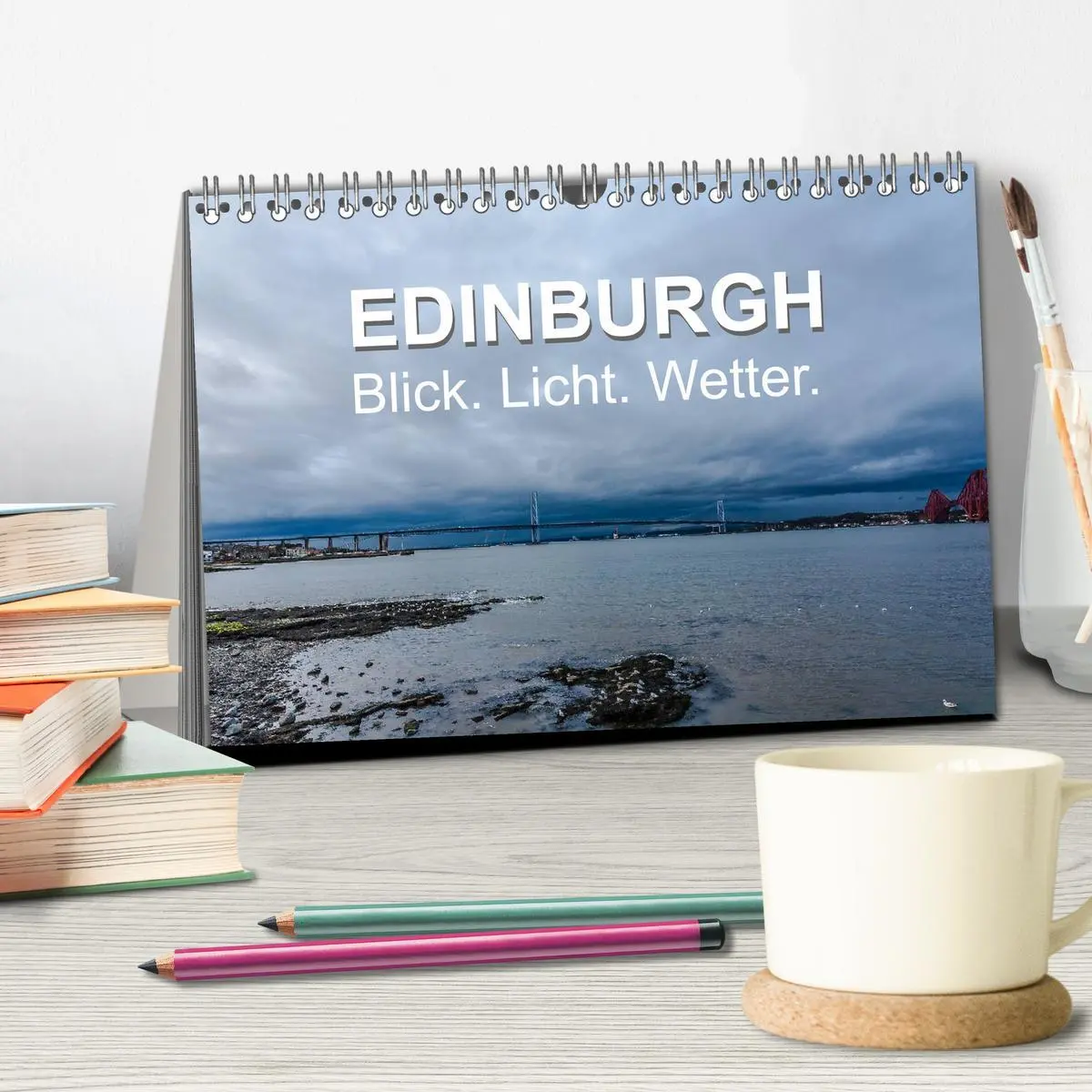 Bild: 9783457969236 | EDINBURGH. Blick. Licht. Wetter. (Tischkalender 2026 DIN A5 quer),...