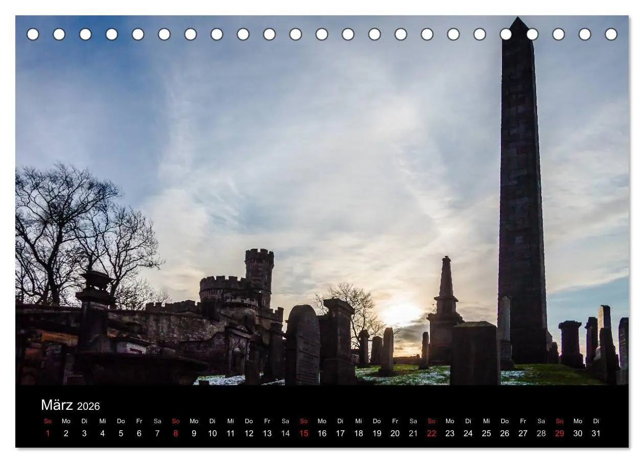 Bild: 9783457969236 | EDINBURGH. Blick. Licht. Wetter. (Tischkalender 2026 DIN A5 quer),...