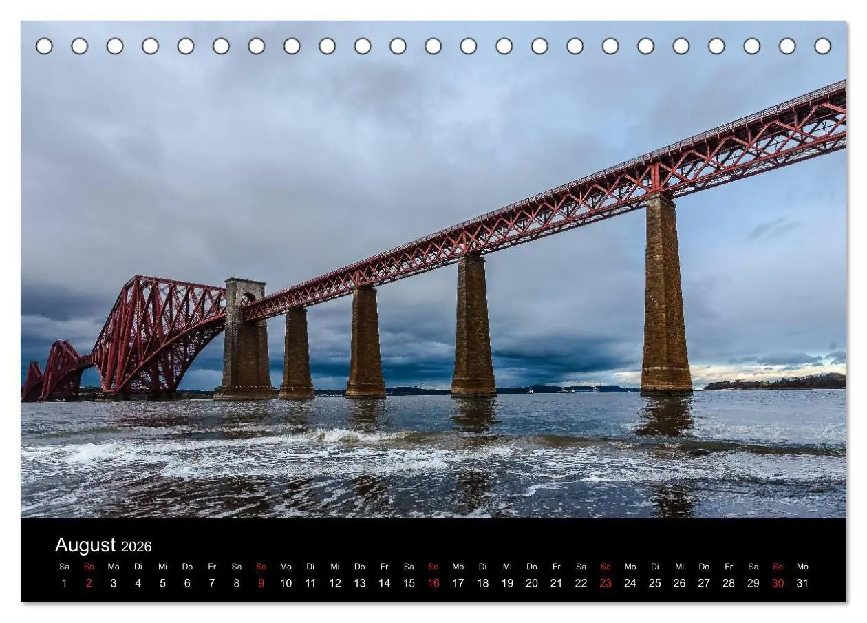 Bild: 9783457969236 | EDINBURGH. Blick. Licht. Wetter. (Tischkalender 2026 DIN A5 quer),...