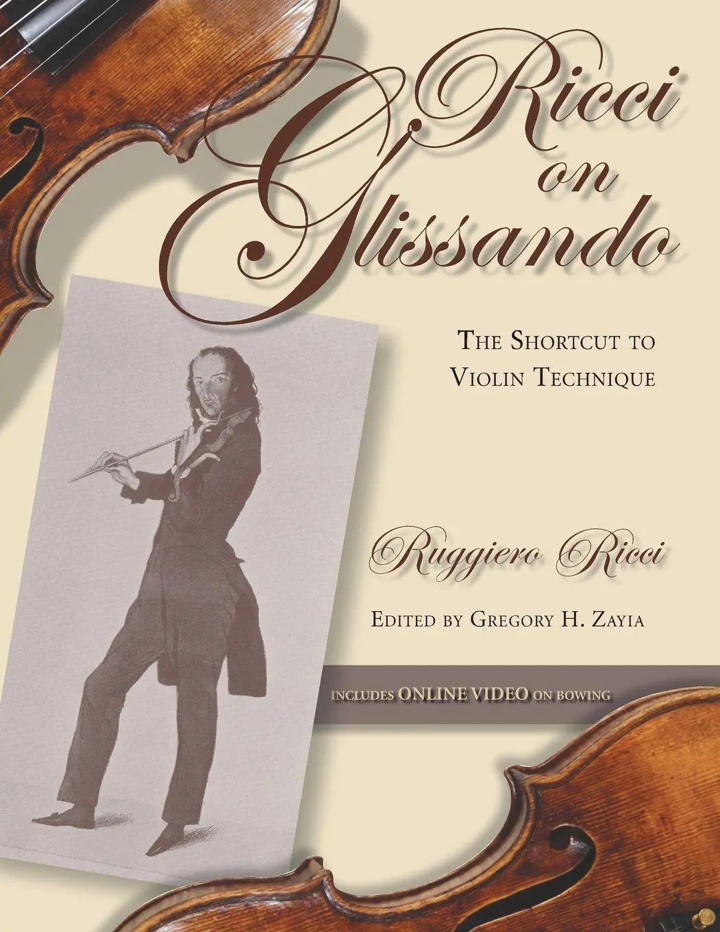 Cover: 9780253219336 | Ricci on Glissando | The Shortcut to Violin Technique | Ruggiero Ricci