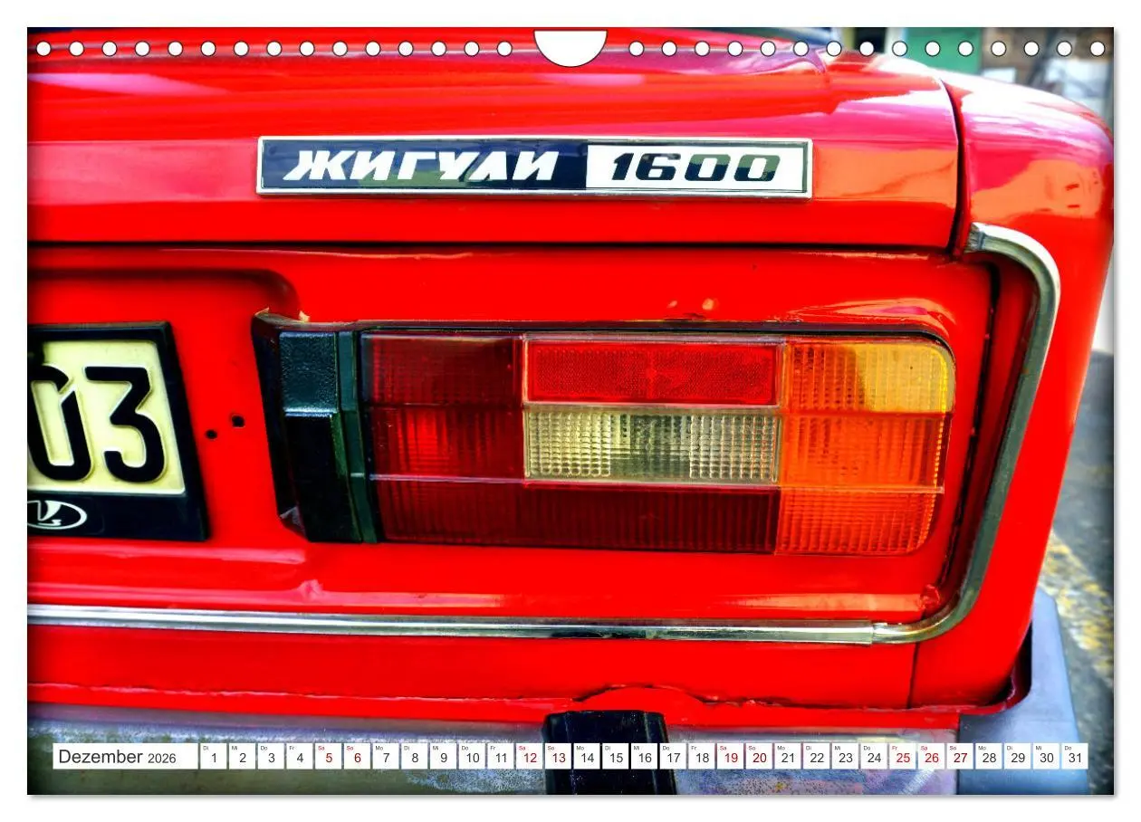 Bild: 9783457339336 | Shiguli - Der Auto-Star der UdSSR (Wandkalender 2026 DIN A4 quer),...