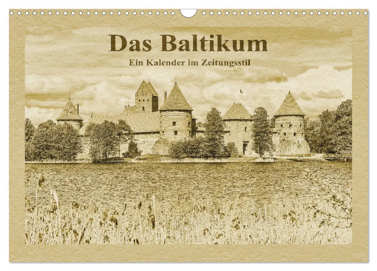 Cover: 9783457889336 | Das Baltikum - Ein Kalender im Zeitungsstil (Wandkalender 2026 DIN...