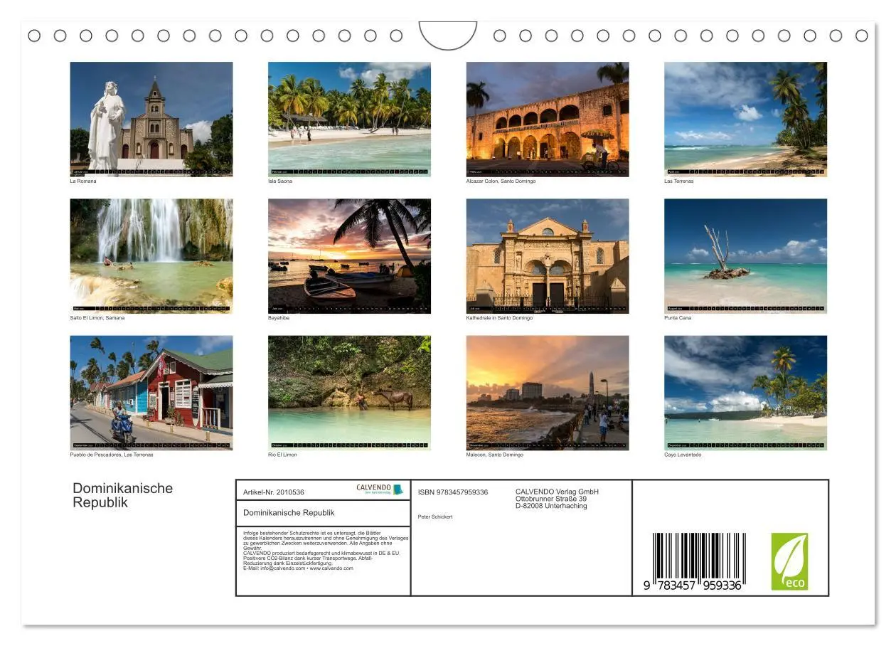 Bild: 9783457959336 | Dominikanische Republik (Wandkalender 2026 DIN A4 quer), CALVENDO...
