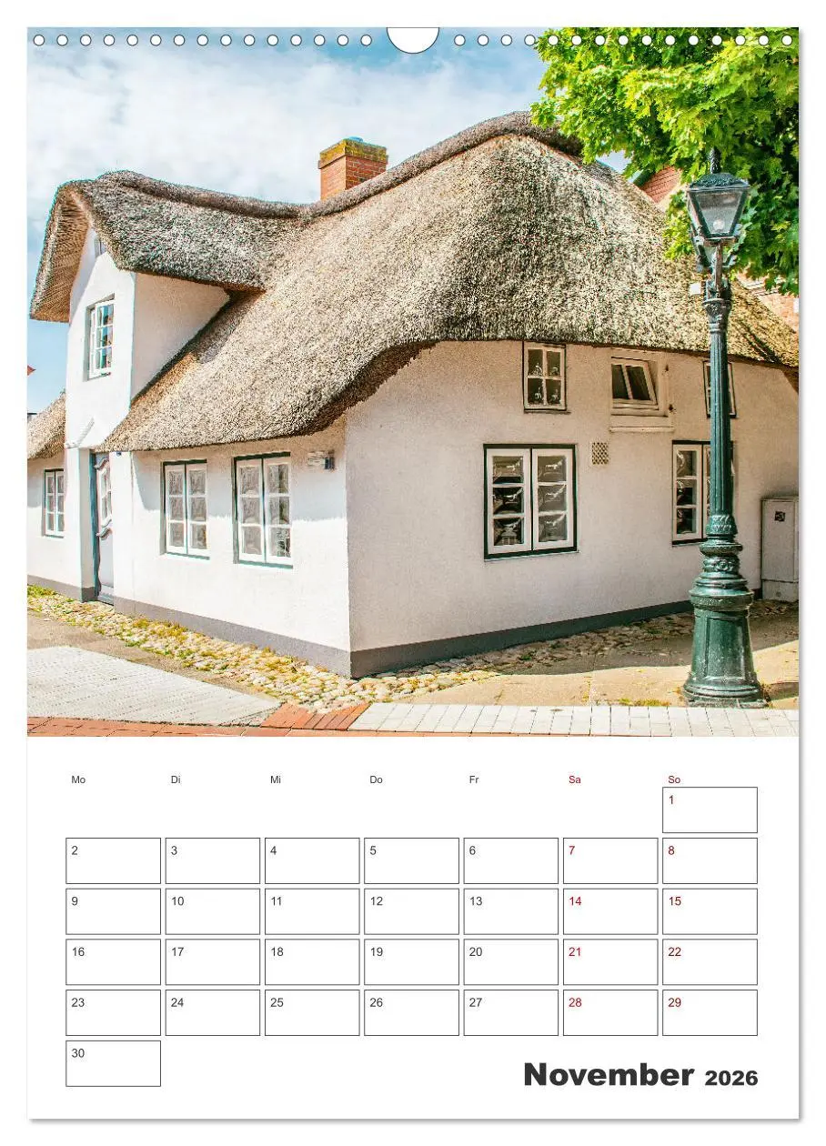 Bild: 9783516359336 | Insel Föhr - Urlaubsplaner (Wandkalender 2026 DIN A3 hoch),...