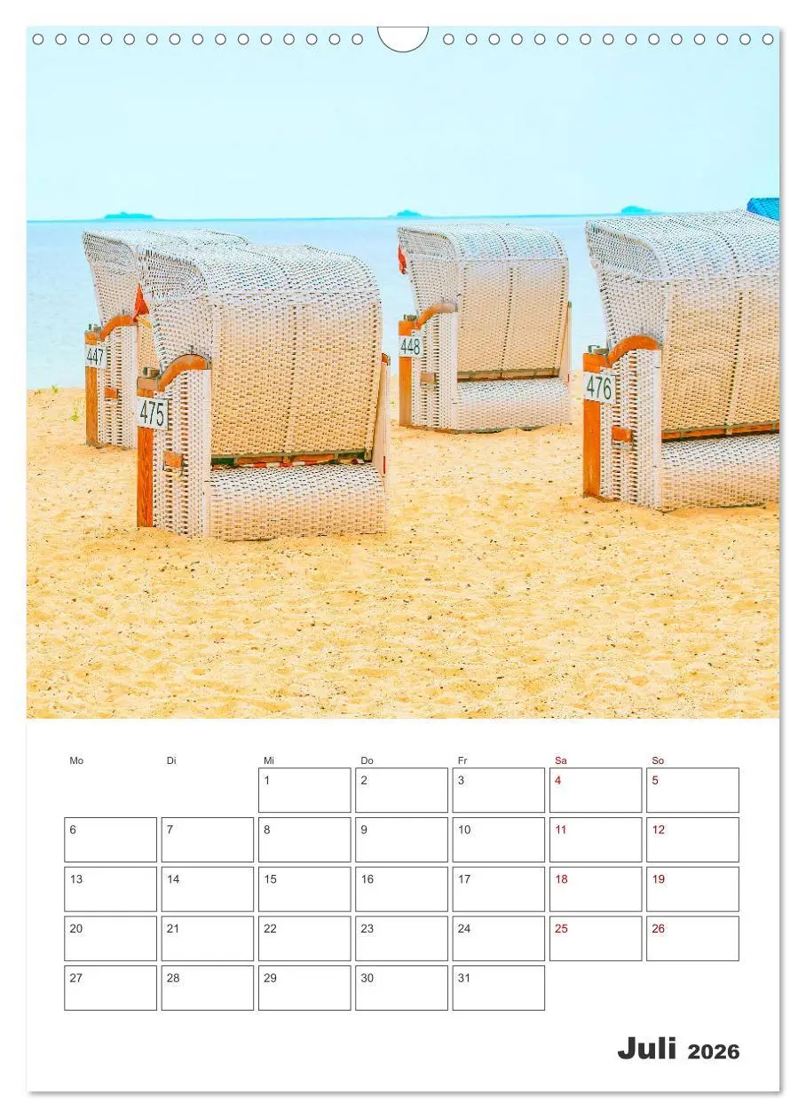 Bild: 9783516359336 | Insel Föhr - Urlaubsplaner (Wandkalender 2026 DIN A3 hoch),...