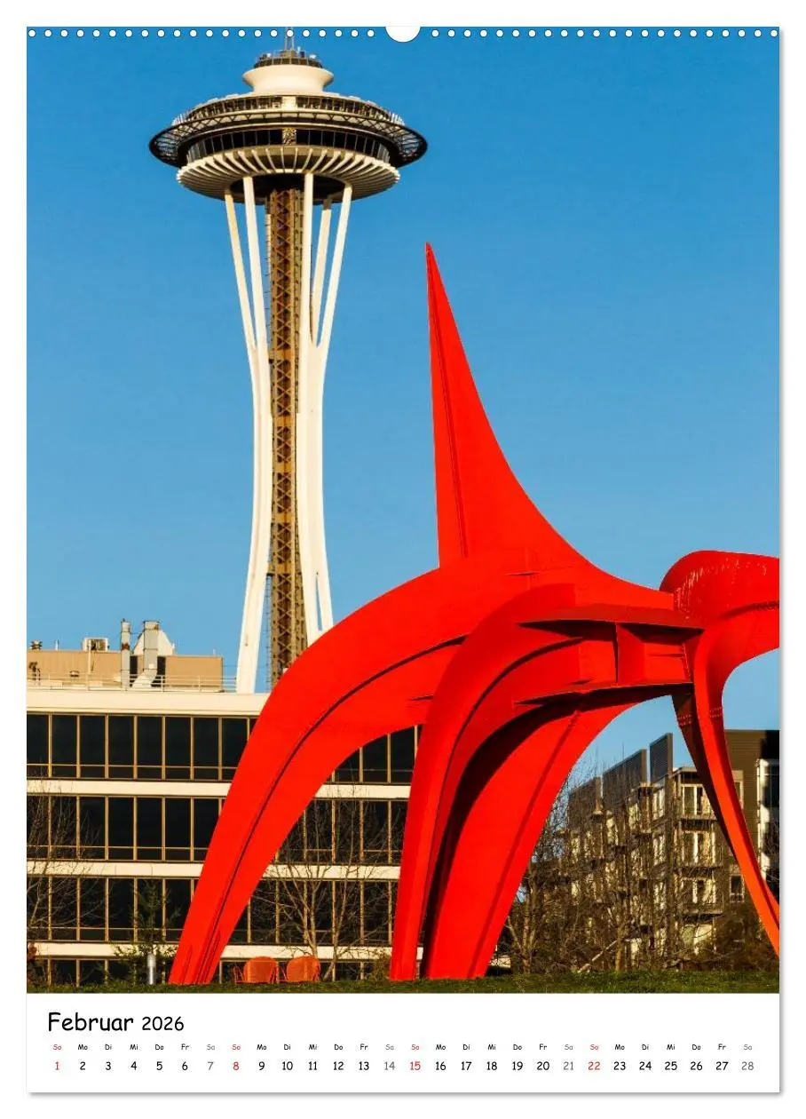 Bild: 9783516429336 | Seattle - Moderne Stadt des Nordwestens (Wandkalender 2026 DIN A2...