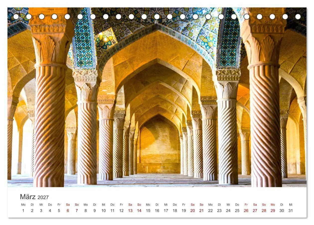 Bild: 9783569379336 | Iran - Farbenfrohe Impressionen (Tischkalender 2027 DIN A5 quer),...