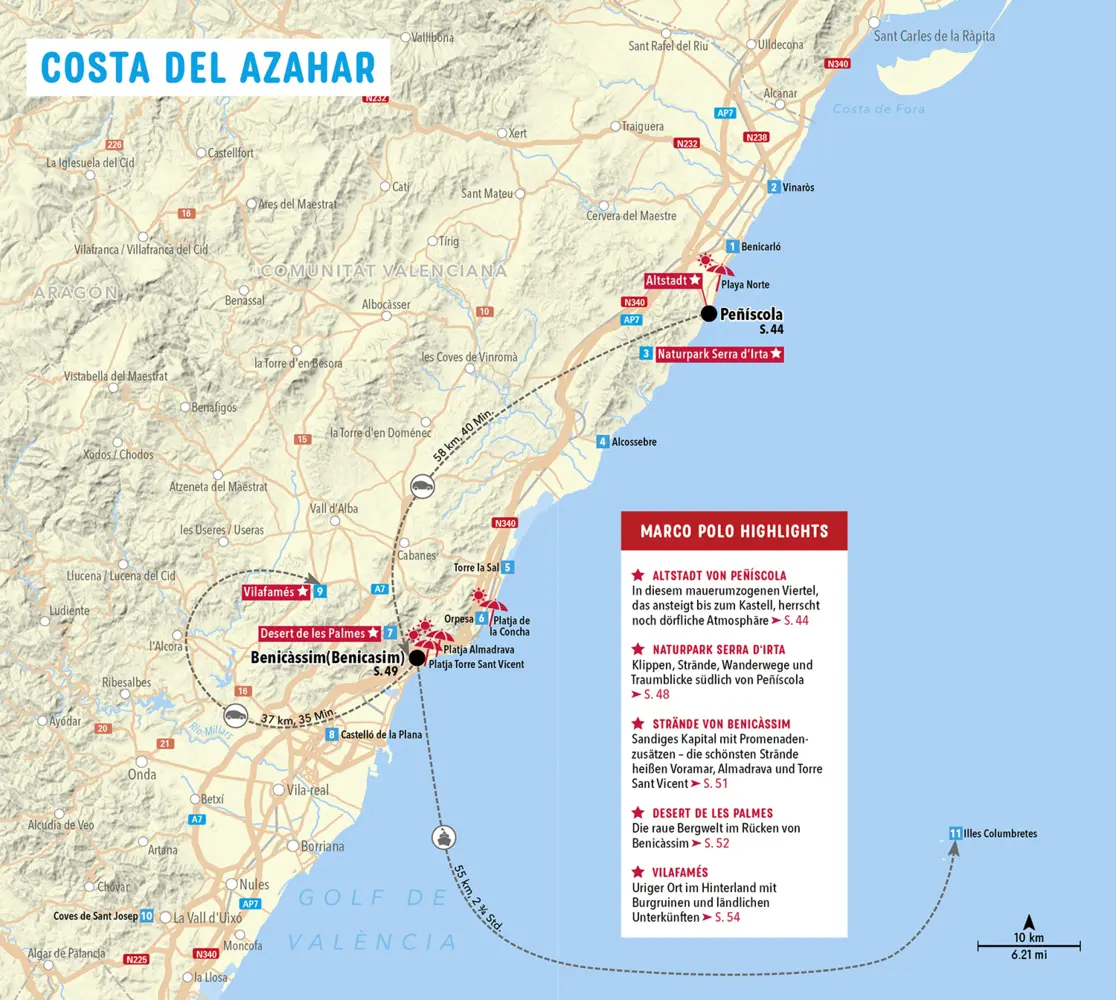 Bild: 9783829749336 | MARCO POLO Reiseführer Costa Blanca, Costa del Azahar, València,...