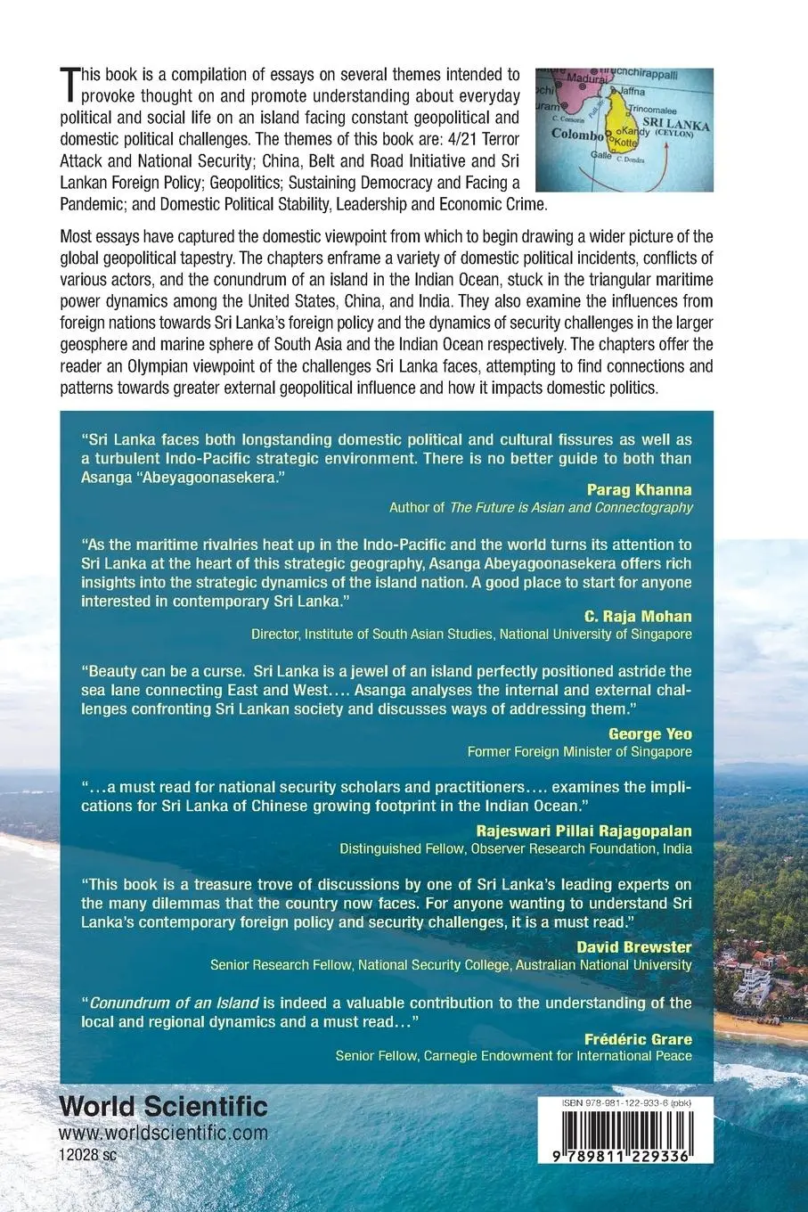 Rückseite: 9789811229336 | CONUNDRUM OF AN ISLAND | SRI LANKA'S GEOPOLITICAL CHALLENGES | Buch