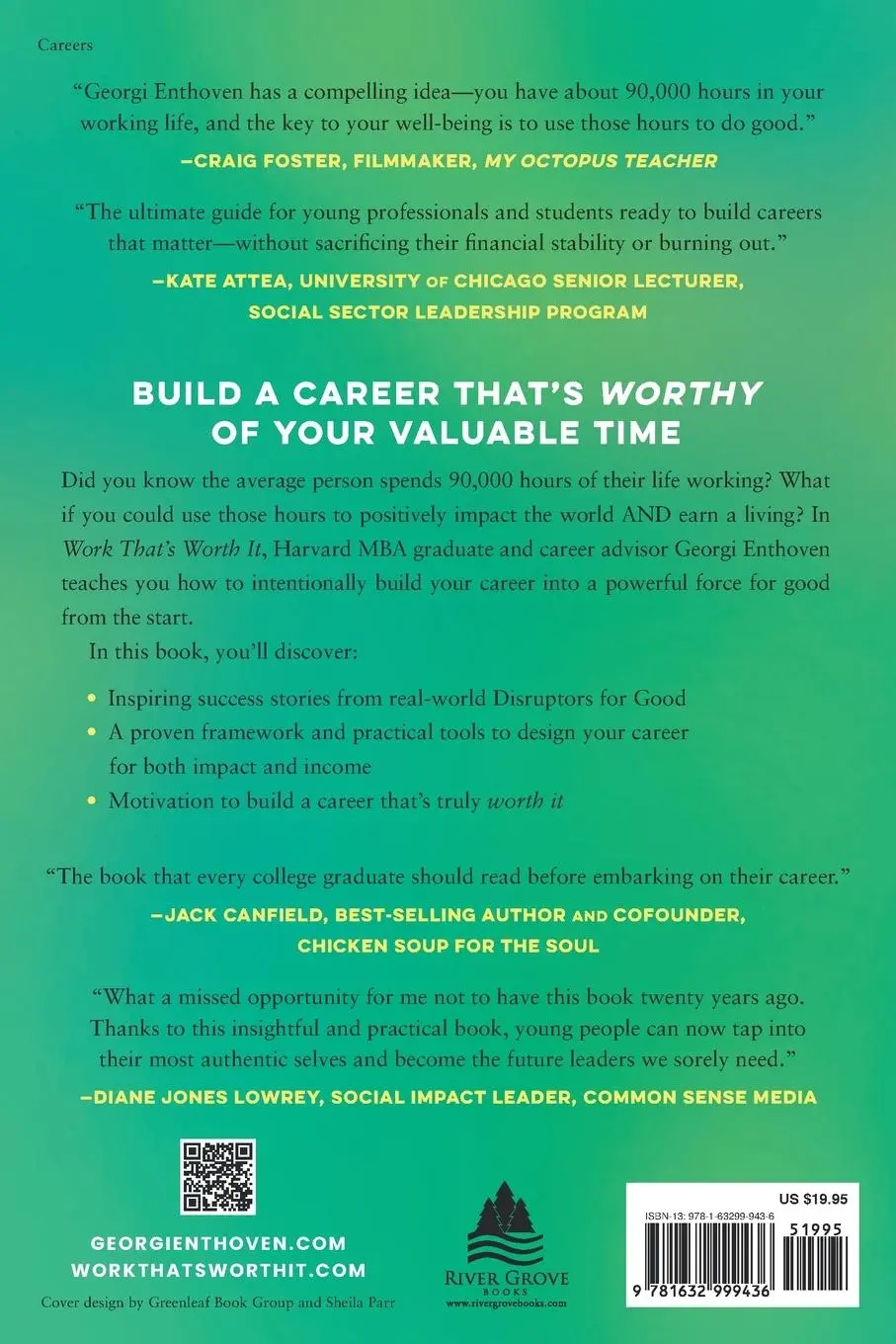 Rückseite: 9781632999436 | Work That's Worth It | Georgi Enthoven | Taschenbuch | Englisch | 2025