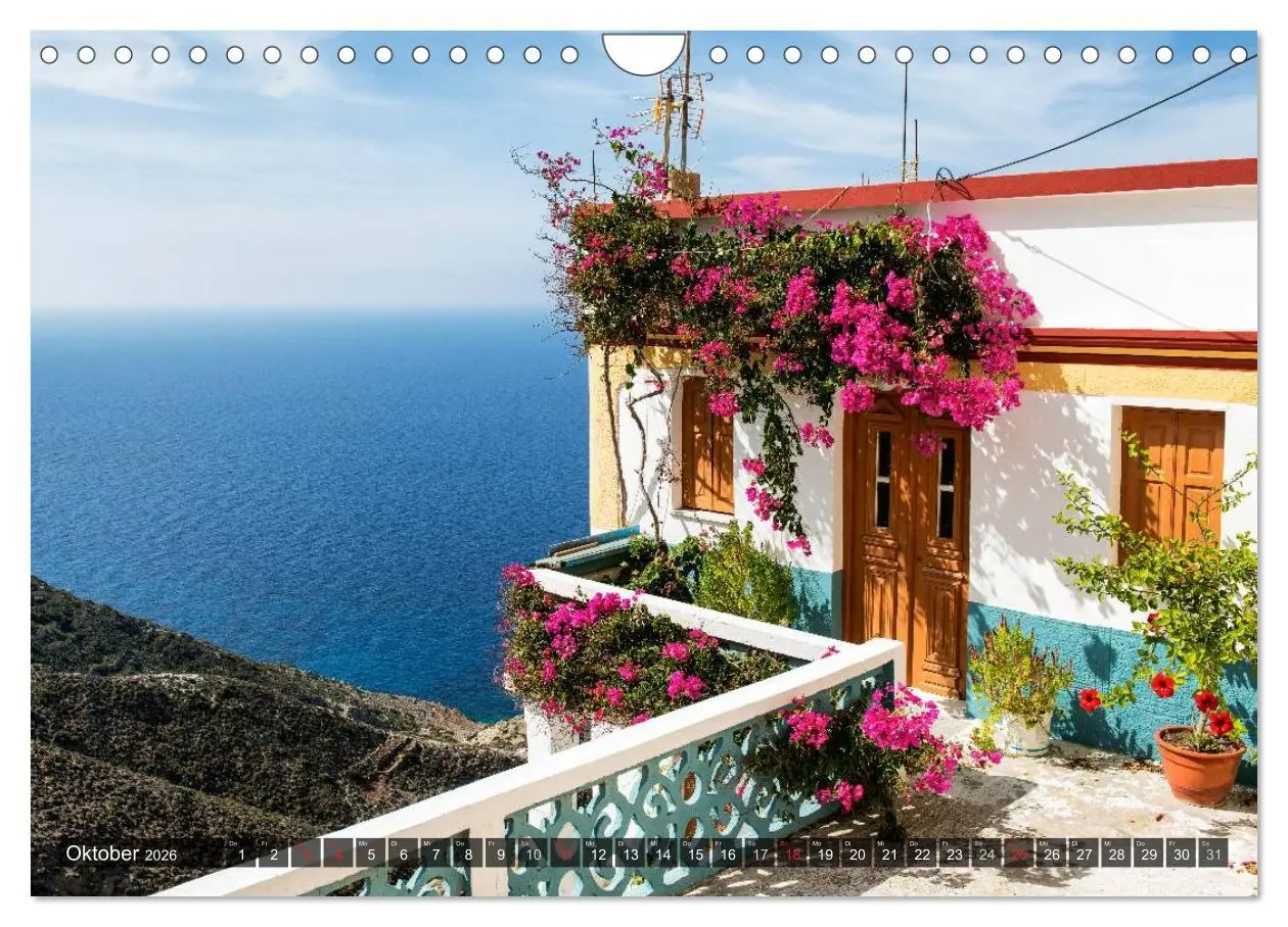 Bild: 9783457949436 | Karpathos - die unbekannte Schöne (Wandkalender 2026 DIN A4 quer),...