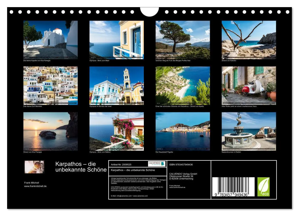Bild: 9783457949436 | Karpathos - die unbekannte Schöne (Wandkalender 2026 DIN A4 quer),...