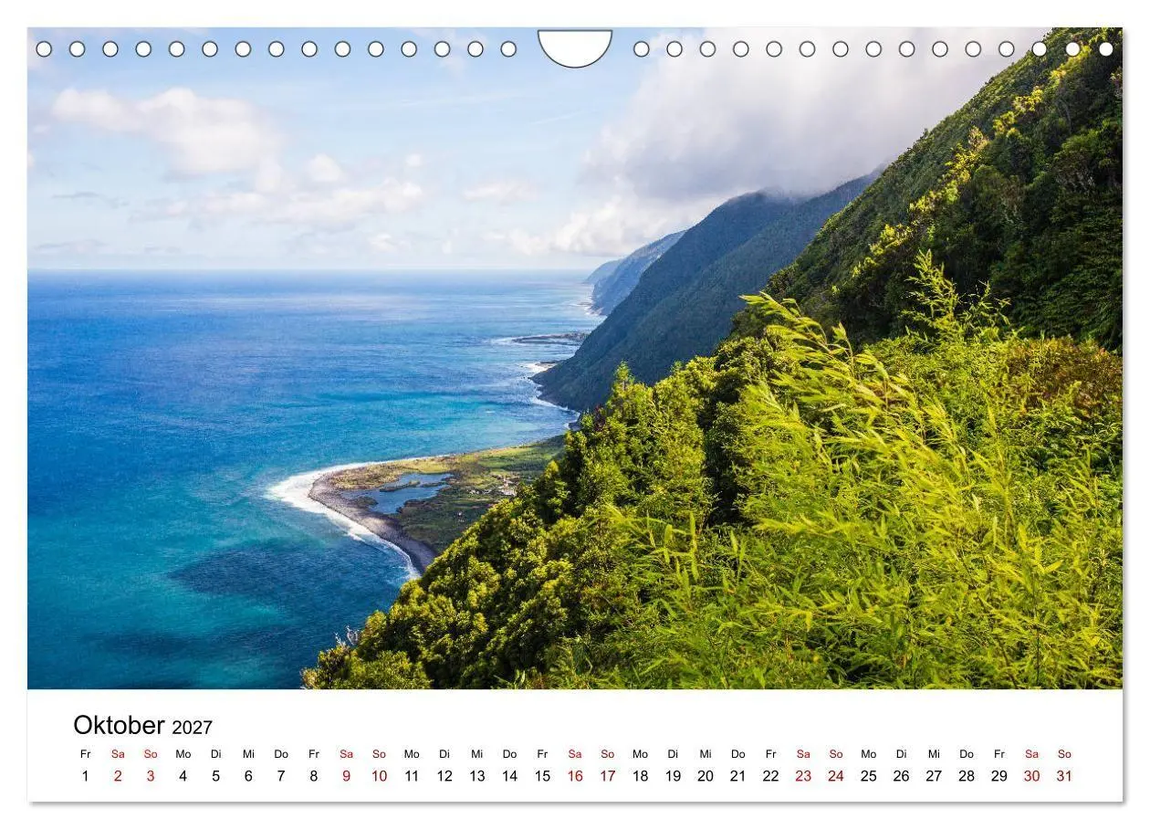 Bild: 9783569679436 | Azoren - Inseln im Atlantik (Wandkalender 2027 DIN A4 quer),...