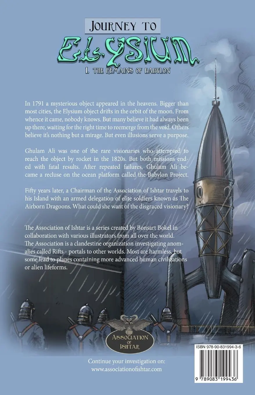 Rückseite: 9789083199436 | Journey to Elysium | The Remains of Babylon | Bonsart Bokel | Buch