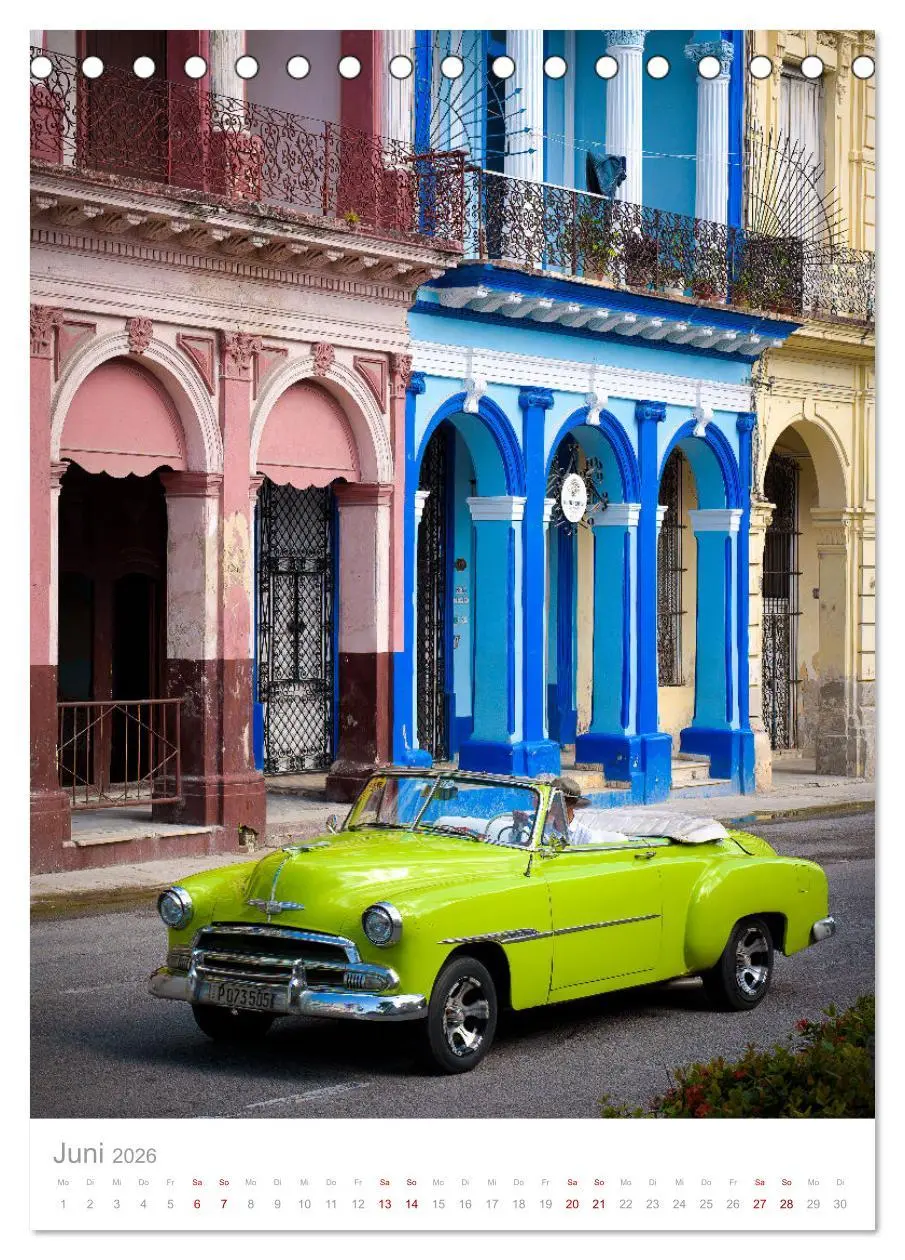 Bild: 9783516339536 | Old Cars of Cuba (Tischkalender 2026 DIN A5 hoch), CALVENDO...