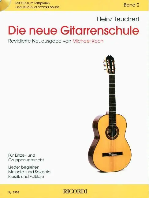 Cover: 9790204229536 | Die neue Gitarrenschule. Bd.2, 1 Audio-CD | Übungs-CD zum Mitspielen