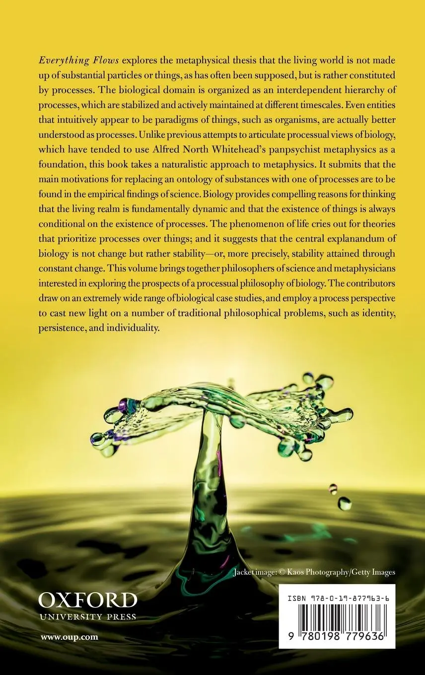 Rückseite: 9780198779636 | Everything Flows | Towards a Processual Philosophy of Biology | Buch
